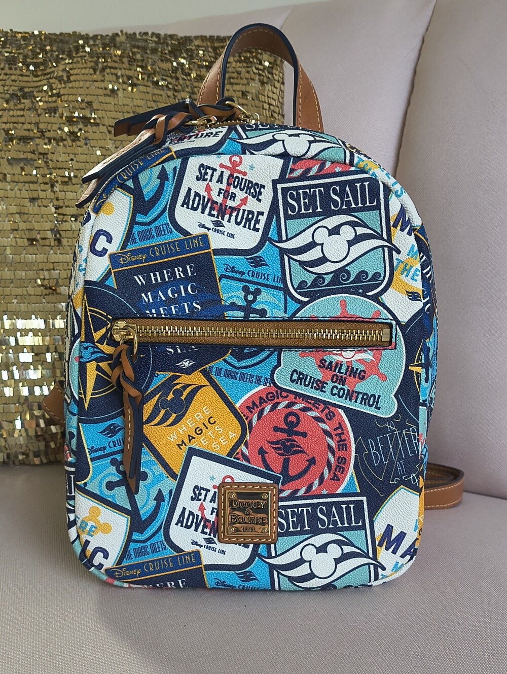 Disney Cruise Line Dooney & Bourke | Sticker Backpack Design
